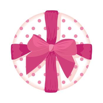 circular gift present vector