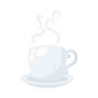 hot coffee cup vector