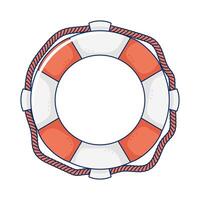 retro lifeguard float vector