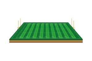 american football camp grass vector