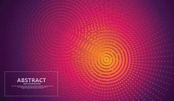 Abstract background with vector geometric illustration of dots halftone sliced shapes textured. Graphic design element.