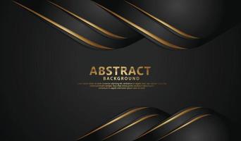 luxurious Abstract decoration with overlap layer background vector