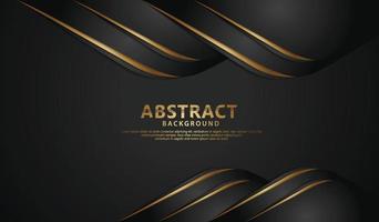 luxurious Abstract decoration with overlap layer background vector