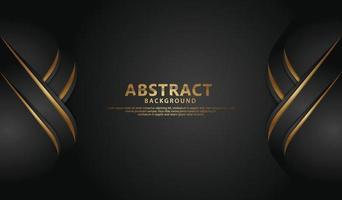 luxurious Abstract decoration with overlap layer background vector