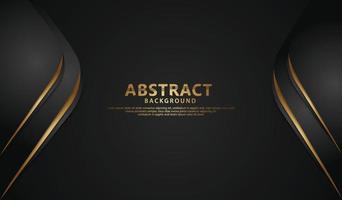 luxurious Abstract decoration with overlap layer background vector