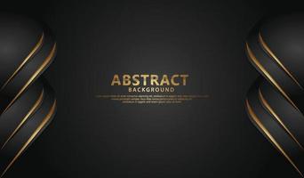 luxurious Abstract decoration with overlap layer background vector