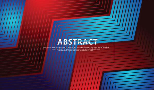 líneas abstractas sobre fondo de forma de triángulo para el diseño de material de elemento. vector