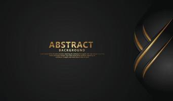 luxurious Abstract decoration with overlap layer background vector