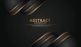 luxurious Abstract decoration with overlap layer background vector