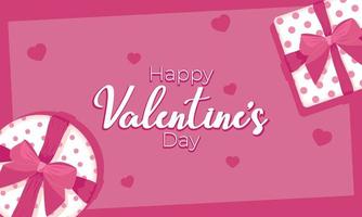 valentines day postcard vector