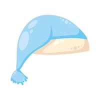 blue sleepcap accessory vector