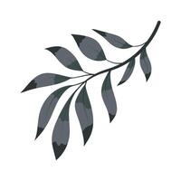 branch with leafs vector