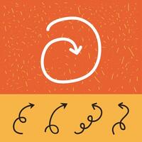 five nice arrows vector