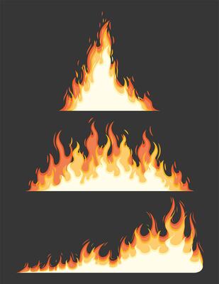 three fire icons