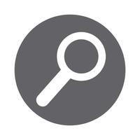 magnifying glass icon vector