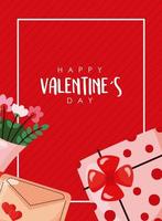 valentines day poster vector