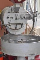 Detail of mixer machine for chocolate production photo