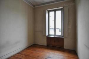 abandoned house interior photo