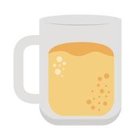 vaso de cerveza vector