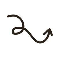 black arrow design vector