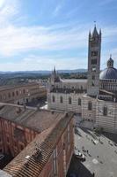 Cathedral church in Siena photo