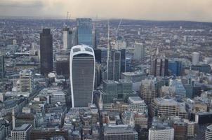 Aerial view of London photo