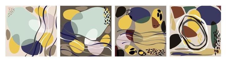 Abstract forms collection. Vector set.