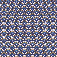 japanese wave seamless pattern background vector