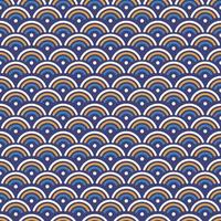 japanese wave seamless pattern background vector