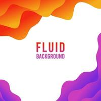 Modern Fluid Gradient Colors Abstract Background vector