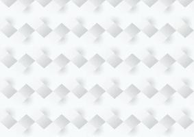 Abstract white and grey square background texture vector