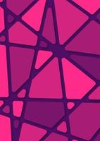 Modern abstract papercut background with geometric shapes vector