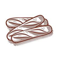 Hand drawn bread and bakery vector illustration line art