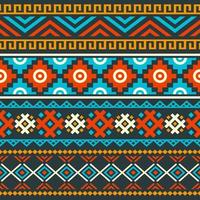 Ethnic Seamless Pattern In Native Style vector