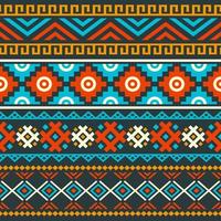 Ethnic Seamless Pattern In Native Style vector