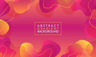 Minimal Abstract Shape Gradient Colors Background vector