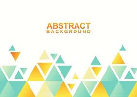 Abstract geometric background with triangle vector