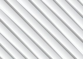 Abstract white stripes background texture with papercut style vector