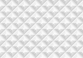Abstract white and grey geometric background texture vector