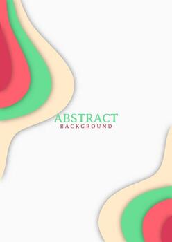 diseño de fondo moderno abstracto con formas onduladas vector