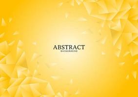 diseño de fondo poligonal caótico amarillo moderno abstracto