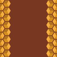 fondo de hexágono de forma geométrica abstracta vector