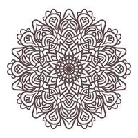 Ethnic Mandala Round Ornament Pattern vector