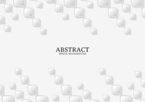 Abstract white and grey square background texture vector