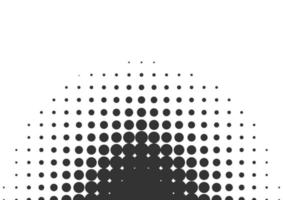 Abstract black and white dots halftone background vector