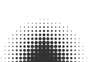 Abstract black and white dots halftone background vector