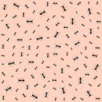 ant vector seamless pattern background