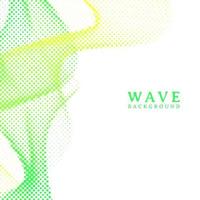 Abstract wavy colorful gradient dots halftone background vector