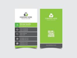 Corporate Business Card printable vector