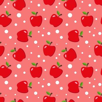 fondo transparente de manzana. ilustración vectorial vector